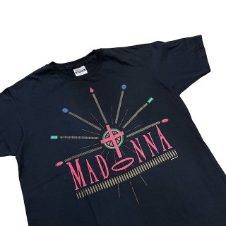 Made in USA!! 1990's MADONNA tour print T-shirt (Ź)