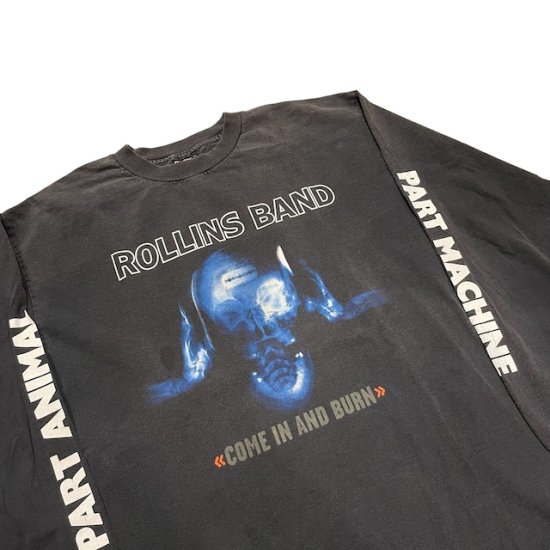 Made in USA!! 1990s ROLLINS BAND print longsleeve T-shirt (東京本店) - Husky