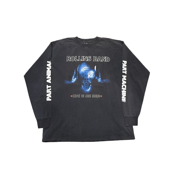 Made in USA!! 1990s ROLLINS BAND print longsleeve T-shirt (東京本店) - Husky