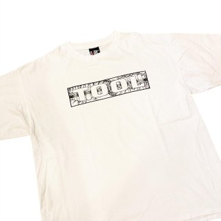 1990s!! Old Tool print T-shirt (size XL)