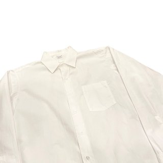 1960s!! Made in USA Vintage "ARROW" blank white cotton shirt (Ź)
