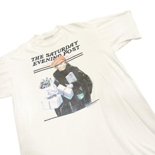 1990s!! Magazine Design print T-shirt (Ź)