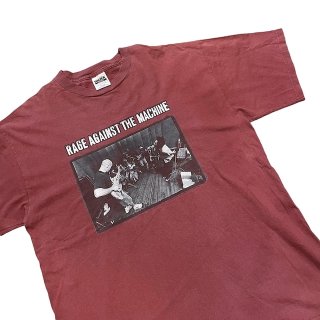 Made in Mexico!! 1990s Rage Against The Machine band print T-shirt (Ź)
