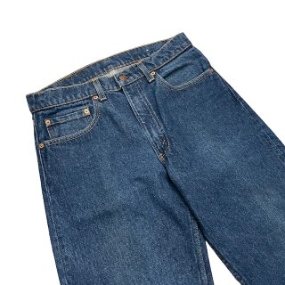 Made in USA!! 1980s Levi's505 blue denim pants (Ź)