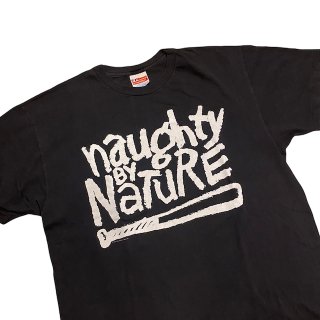 Made in USA!! 1990s NAUGHTY BY NATURE rap print T-shirt (size XL)