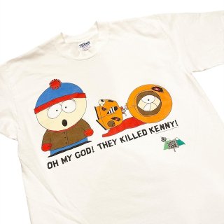 1990s!! South Park character print T-shirt (size XL)
