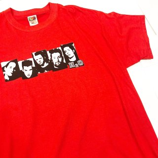 Deadstock!! 2000s H2O band print T-shirt (Ź)
