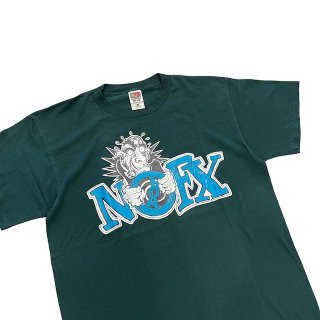 1990s!! NOFX band print T-shirt (size L)
