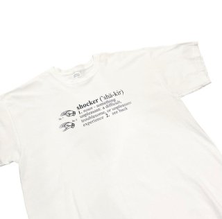 2000s!! old design print T-shirt (size XL)
