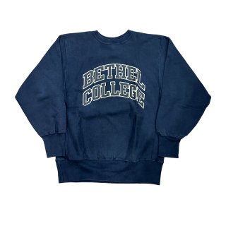 Made in Mexico!! 1990s Champion reverseweave sweat shirt "BETHEL COLLEGE" (Ź)