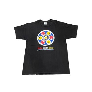 Made in USA!! 
1990s "Tibetan freedom concert" print T-shirt (Ź)