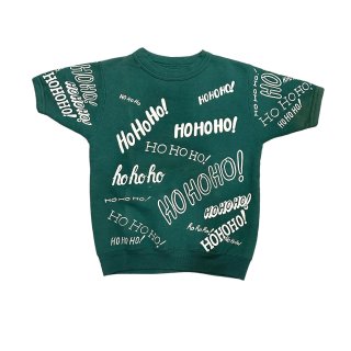 1960s!! Vintage S/S print sweat shirt "HoHoHo" (Ź)