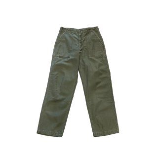 1970s!! Vintage "US.ARMY" OG107 military baker pants (size 3431)