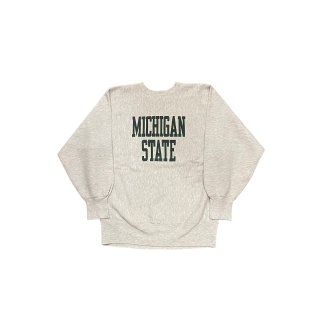 1990s!! Champion reverseweave sweat shirt "MICHIGAN STATE" (size XL)