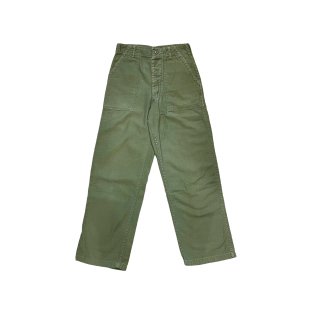 1960s!! Vintage "US.ARMY" OG107 military baker pants (size W30L31)