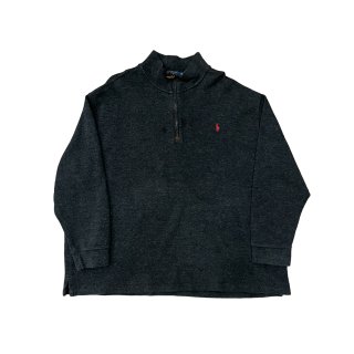 half zip cotton knit"POLO RALPH LAUREN"(Ź)