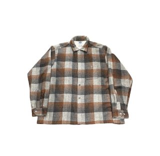 1950s!! Vintage "Pilgrim" woolnylon check shirt (size XL)