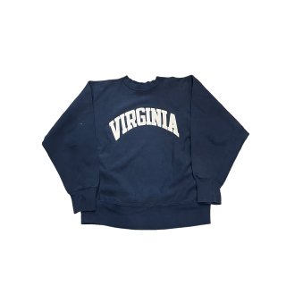 1980s!! Champion reverseweave sweat shirt "VIRGINIA" (size L)