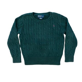 kids old cotton knit " POLO by Ralph Lauren"(Ź)