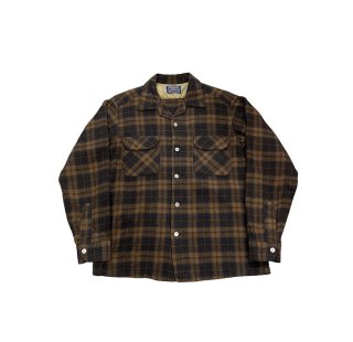 1960s!! Vintage "Pendleton" wool check shirt (Ź)