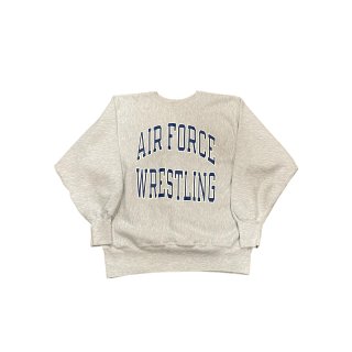 1990s!! Champion reverseweave sweat shirt "AIRFORCE WRESTLING" (size XL)