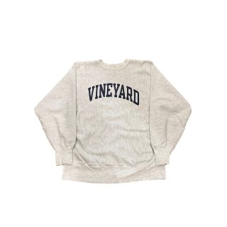 1990s!! Champion reverseweave sweat shirt "VINEYARD" (size XL)