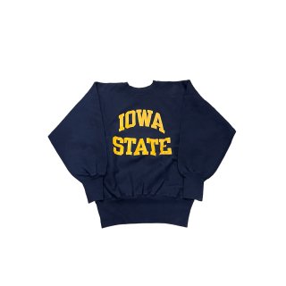 1990s!! Champion reverseweave sweat shirt "IOWA STATE" (size M)