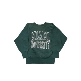 1990s!! Champion reverseweave sweat shirt "MIAMI UNIV." ʹŹ