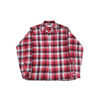 1950s!! Vintage "SPORTOP" cotton check shirt (Ź)