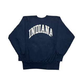 Made in USA!! 1990s Champion reverseweave sweat shirt "INDIANA" (size XXL)