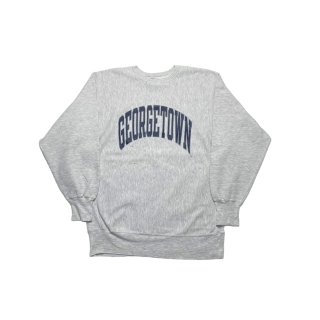 Made in USA!! 1990s Champion reverseweave sweat shirt "GEORGETOWN (size XXL)