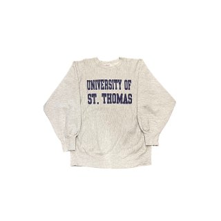 1990s!! Champion reverseweave sweat shirt "UNIVERSITY OF ST.THOMAS" (size XL)