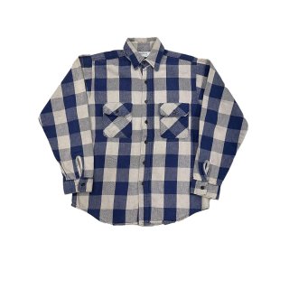 1980s "FIVE BROTHER" heavy flannel check shirt ʹŹ