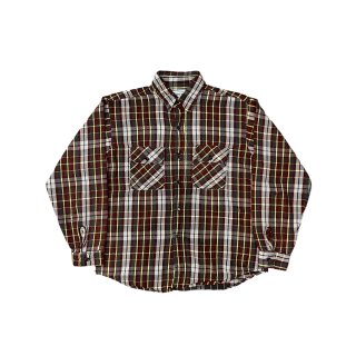 1980's made in usa vintage flannel shirt "FIVE BROTHER"(Ź