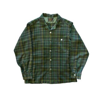 1950s made in USA vintage wool shirt PENDLETON  (size M)