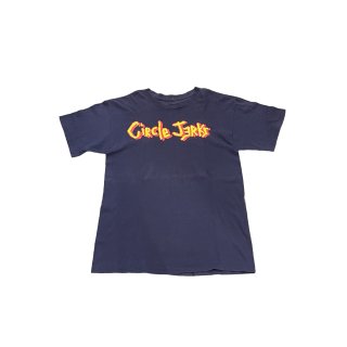 1990s!! Circle Jerks band logo print T-shirt (Ź)