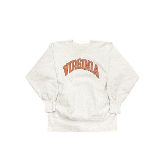 Made in Mexico!! 1990s Champion Reverse Weave college print sweat shirt "VIRGINIA" (size XL)