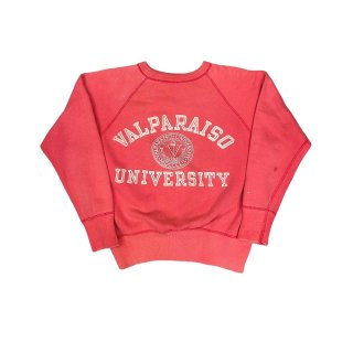 1960s Vintage "Champion" college print sweat shirt "VALPARAISO UNIVERSITY" (Ź)