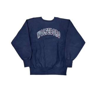 1990s Champion reverseweave sweat shirt "WOLFEBORO" (Ź)