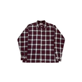 1950s!! Vintage "Gayson" cotton check shirt (Ź)