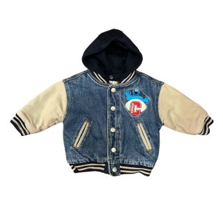 1980s~  vintage kids denim stadium jacket SESAME STREET ʹŹ 