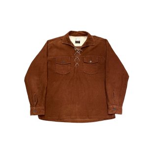 1960s!! Vintage "TOWNCRAFT" "HEEKSUEDE" lace up shirt (Ź)