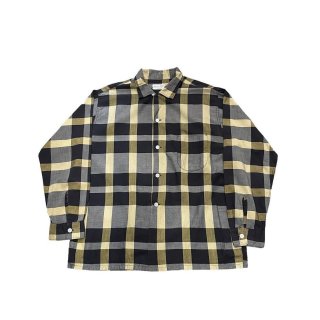 1960s!! Vintage "Bunlington" cotton check shirt (Ź)