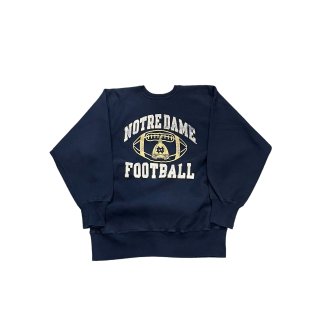 1990s!! Champion reverseweave sweat shirt "NOTREDAME FOOTBALL" (Ź)