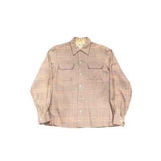 1950s!!"Game and Lake"Vintage wool check shirt(Ź)