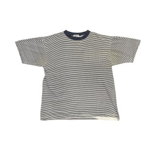 2000s!! print T-shirt "stripe" (Ź)