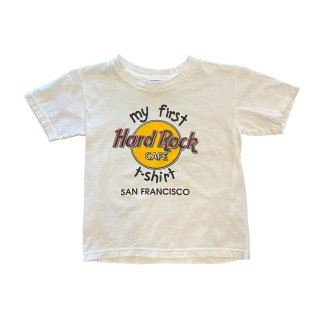 1990s~ Kids vintage Tee "Hard Rock"(Ź)