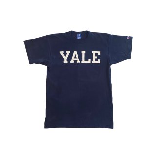 1990s made in USA!! Vintage champion college print T-shirts"YALE"(Ź)