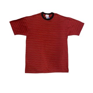 Dead stock!! 1990s Old stripe print T-shirts(Ź)