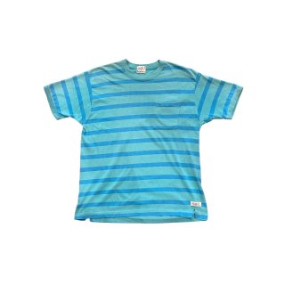 1990s!! "JOCKEY" Old stripe print T-shirt (Ź) 